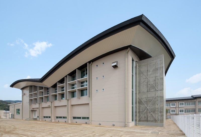 みやま市立統合小学校体育館棟建築主体工事