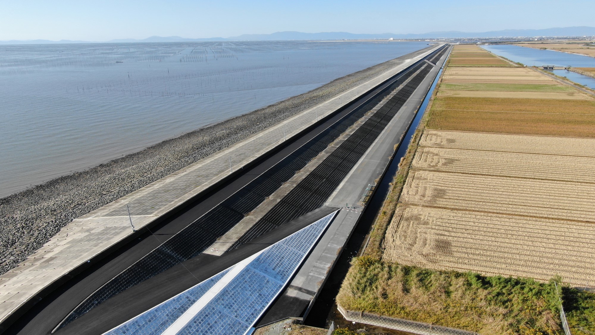 令和元年度　有明海東部海岸保全事業　三池工区整備工事完了しました！